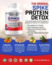 Spike Protein Detox - Spike Support Supplement for Protein Balance - Unflavored 3-in-1 Blend with Nattokinase 4000Fu, Bromelain 500mg, Curcumin 1000mg - Made in The USA - 60 Capsules, 30 Day Supply 4