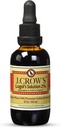J.CROW'S® Lugol's Solution of Iodine 2% 2 oz (1 Bottle) – Premium Iodine & Potassium Iodide Liquid, Gluten &, Alcohol-Free Natural Brine Extract, No Expiration 2