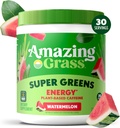 Amazing Grass Greens Blend Energy: Smoothie Mix, Super Greens Powder & Plant Based Caffeine with Matcha Green Tea & Beet Root Powder, Watermelon, 30 Servings (Packaging May Vary) 3