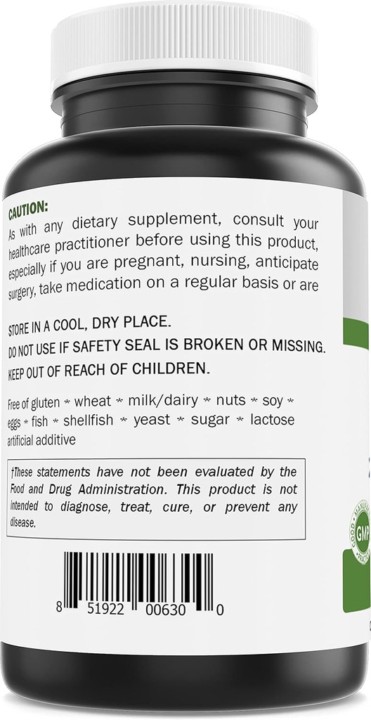 Brieofood Bilberry Extract 2000 mg per Serving 180 Capsules 5