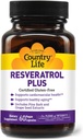 Country Life Resveratrol Plus 1000mg - Organic Antioxidant Supplement with Pine Bark & Grape Seed Extracts - Vegan, Gluten-Free, Non-GMO 2