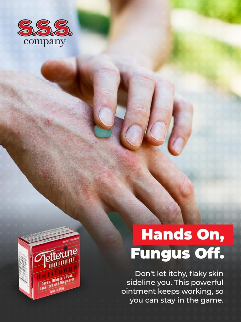 Tetterine Ointment 1 Ounce Tin Can 6