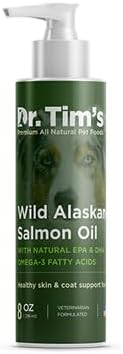 Dr. Tim's Wild Alaskan Salmon Oil, 8 oz Bottle, Green (WASO8OZ) 2