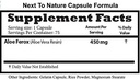 Next to Nature Capsules: Herbal Aid to Regularity, Pure Aloe Vera Dietary Supplement, 75 Capsules 3
