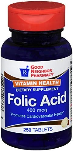 GNP FOLIC Acid 400 MCG TAB 250 2