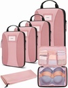 BAGSMART206 Ambalaj Cubes, 6 PCS Ambalaj Cubes for Suitcases, Travel Bag Organizer for Bagaj, Hafif Ambalaj Cube for Travel Essentials