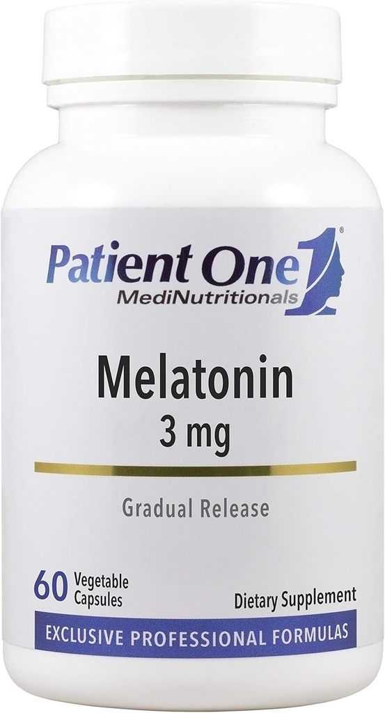 Hasta One Melatonin 3 mg Genişletilmiş Salı | Restful Sleep and Relaxation* | Doğal Uyku Yardımı | 60 Capsules