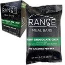Range Meal Bar - High Calorie Meal Change Bars - Gluten Free Bars - Backpacking Meals - 6 Pack (Mint Chocolate Chip)