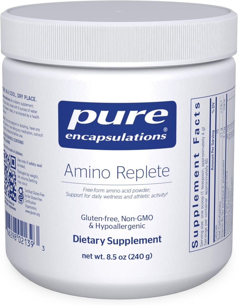Pure Encapsulations Dee Replete | Hipoallergenic Free-Formül asit Toz Tamam | 8.5 Ounces Toz Supplement |