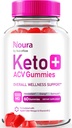 NutraRize Noura Keto+ACV Gummies, Resmi Keto Supplement, All Natural, Apple Cider Vinegar İncelemeleri (60 Gummies)