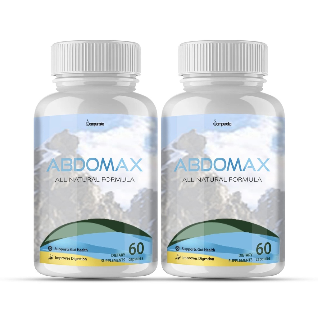Abdomax νέο Advanced Formula συμπλήρωμα - 2 συσκευασίες 60 ημέρες προσφοράς