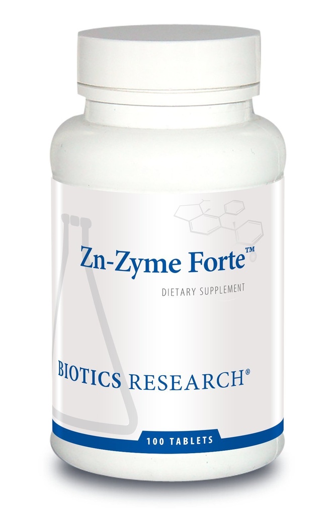 Biotics Research Zn-Zyme Forte 25 mg Çinko, Immune System Support, Optimal Hücresel Fonksiyonlar, Tablet bazlı antioksidan ile. 100 Tablet