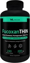 ML Naturals FucoxanTHIN 240 Sebze Kapsülleri. Hizmet başına% 10 200 mg, Destekler Metabolism ve Antioksi, NSF-Cerized & cGMP-Compliant