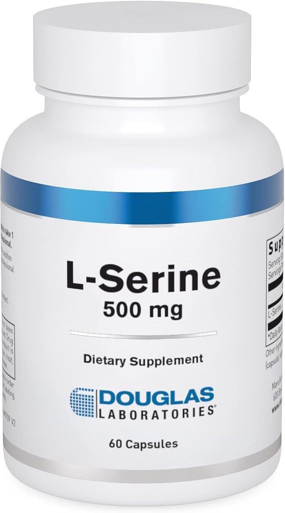 Douglas Laboratories L-Serine | Amino Asit Supplement for Heart and Brain Health and Muscle Building* | 60 Capsules