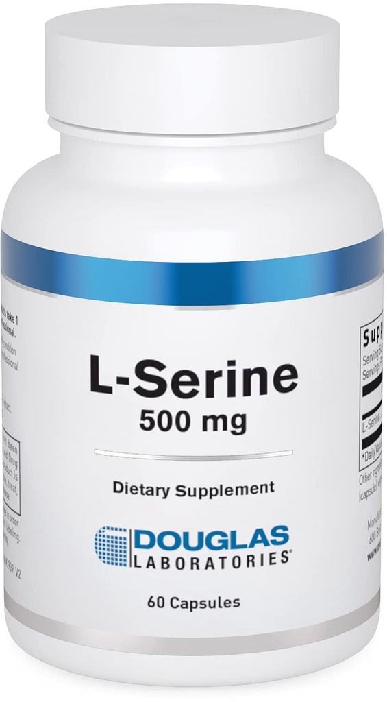 Douglas Laboratories L-Serine | Amino Asit Supplement for Heart and Brain Health and Muscle Building* | 60 Capsules