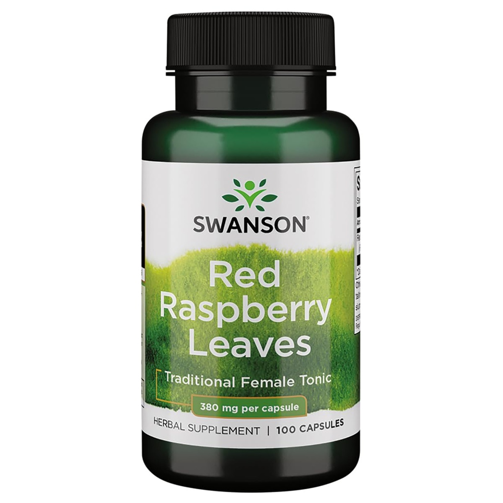 Swanson Red Raspberry 380 Milligramları 100 Capsules