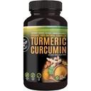 100% Raw ve Organik Turmeric Curcumin Capsules. sertifikalı Organik, Gluten-Free, Non-GMO ve Caffeine-Free. Enhance, Ginger ve Black Pepper, 500 mg, 120 Vegan Capsules