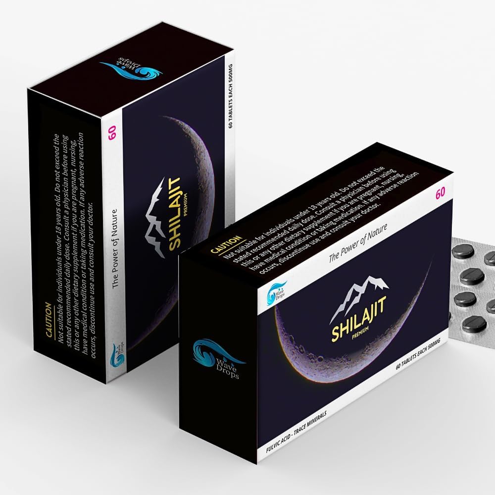 100% Αμιγής μέγιστη δύναμη Shilajit Δισκία ρητίνης: Ενέργεια, Μεταβολισμός, Ανοσία - 85+ Ίχνη Ορυκτών & Fulvic Acid - Φυσικά δισκία Shilajit