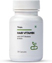 Sheltr Saç Vitaminleri Capsules, Natural FB Blocker & Biotin Capsules for Saç Büyüme, Saç Güz Kontrolü, Contains 12 mcg Biotin, Vitamin, Iron, 3 & Bhring (30 Saç için Çokvitaminler)