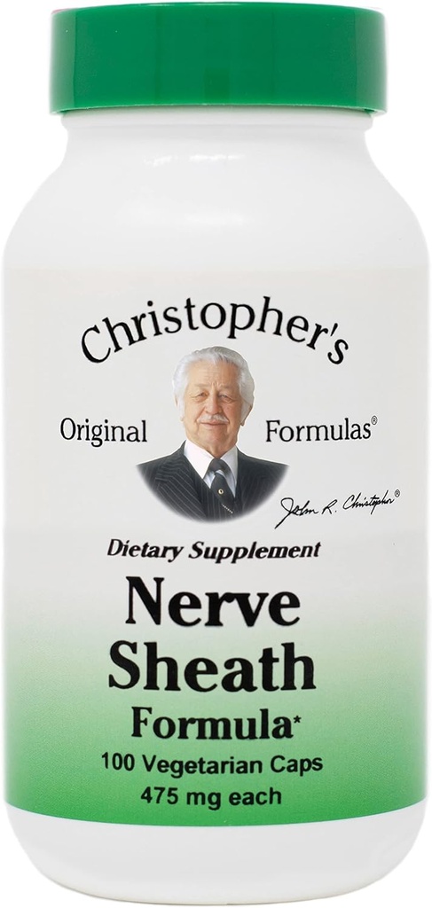 Christopher'ın Orijinal Formulaleri Nerve Sheath Formula Capsule 100 ct.