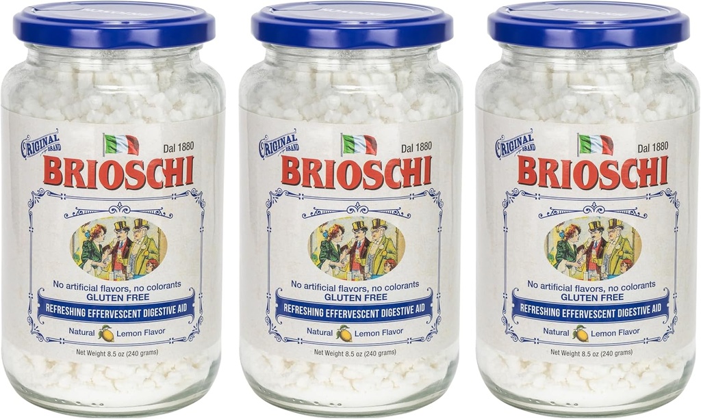 Brioschi [πακέτο 3 Ιταλικών Λεμονιών Γεύση αναβράζοντα Αναβράζοντα 