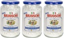 Brioschi [Pack 3 İtalyan Limon Flavored Reneing Effervescent | Digestive Aid, Heartburn, Upset Stomach, Acid Indigestion | Gluten Free, No Colorants, No Artific Glassary Flavors | 8.5 oz Glassary Flavors | 8.5 oz Glass