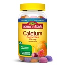 Nature Made Calcium Gummies 500 mg ανά υπηρεσία με βιταμίνη D3, συμπλήρωμα διατροφής για την υποστήριξη των οστών, 80 Gummies, 40 ημέρες προσφοράς
