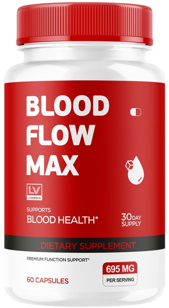 LIVORKA Kan Akışı Max, Blood Flow Max Capsules, Blood Flow Max Blood Support, BloodFlow Max, Blood Flow Capsules for Generall Wellness, Blood Flow Max Pills, 30 Capsules for 1 Ay