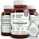 Doğal Nutra Elemental P Properties Gluconate 99 mg Diyeter Supplement - Enerjiyi Destekleyin, Kalp Sağlığını Teşvik Ediyor, Mineral Yönetmeliği, Kas Fonksiyonları - 250 Vegan Tablet