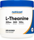 Nutricost L-Theanine Toz 100 Grams - Gluten Free & Non-GMO
