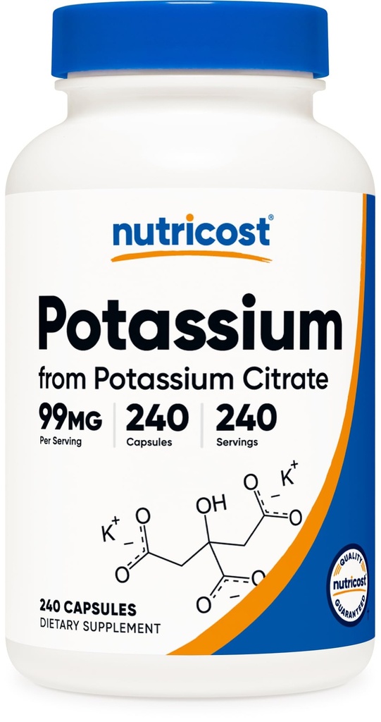 Nutricost P properties Citrate 99 mg, 240 Capsules - Gluten Free, Non-GMO