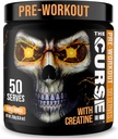 JNX SPORTS The Curse! Erkekler ve Kadınlar için Toz, Caffeine, Beta-Alanine, Kretine, L-Citrulline, 50 Hizmet, Orange Mango Flavor – Enerji, Güçlü ve Focus