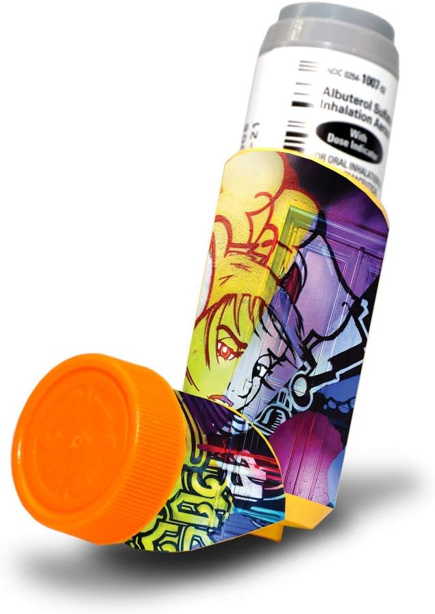 MightySkins Skin for Proventil HFA Asthma Inhaler - Mixtape 
