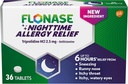 Flonase Nighttime Alerji Relief Tabletleri, 6 Hours of Antivirüs Tıp - 36 kaplama