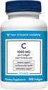 Shoppe Vitamin C 1000MG, Swallow'a kolay, Antioksit Immune ve Cardiovascular Health (100 Softgels)