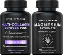 Vital Vitamins Multi Collagen Plus Κάψουλες + Μαγνήσιο Γλυκινικό Κάψουλες