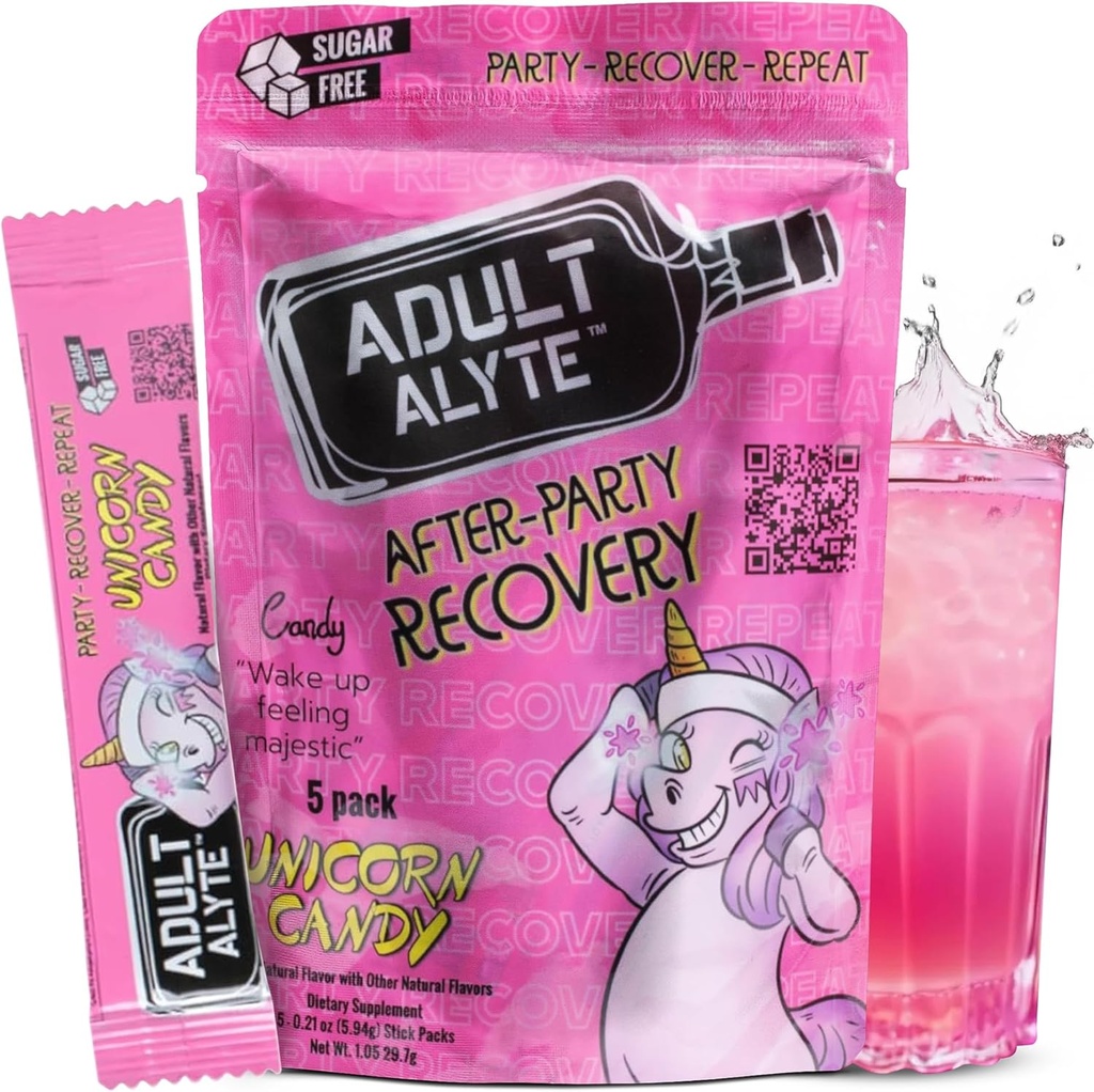 Alkol Aid Wellness Vitaminleri Daha İyi Sabahları I Dihidrricetin DHM & B Vitaminleri Kompleks I Antioksis Supplement and Liver Support I 5 Tozlu I Unicorn Candy