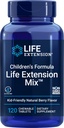 Life Extension Children's Formula MixTM, multivitamin for Kids, 18 Essential Vitamins and Minerals, Berry Sukrose, Gluten-Free, Non-GMO, 120 çiğnilebilir Tabletler,
