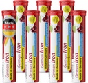 T&D German Iron 14 mg - 140 Vegan Drink Αναβράζοντα δισκία - Cherry Flavor - Made in Germany