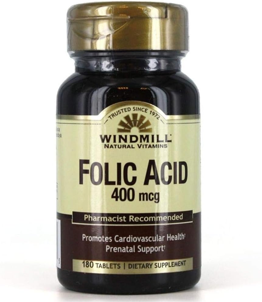 Windmill Folic Acid 400 Mcg Tabletleri - 180 Ea