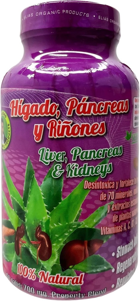 Apoye el hígado, el páncreas y Los riñones saludables con assenticates herales naturales. (1)