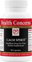 Sağlık Calm Ruhu - Erkekler ve Kadınlar için Stres Yardımı - Herbal Calming Destek - Eases Ger & Nervousness - Magnezyum, Hawthorn, Çin Peony & Taurine - 90 Capsules