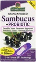 Nature's Answer Sambucus + Probiyotik | New 2in-1 Double Your Immune Support | 32.000 mg Standardized Fresh Elder Duo Cap with 10 Milyar CFU Probiyotik | Gluten-Free, Non-GMO | 60 Vegan Capsules