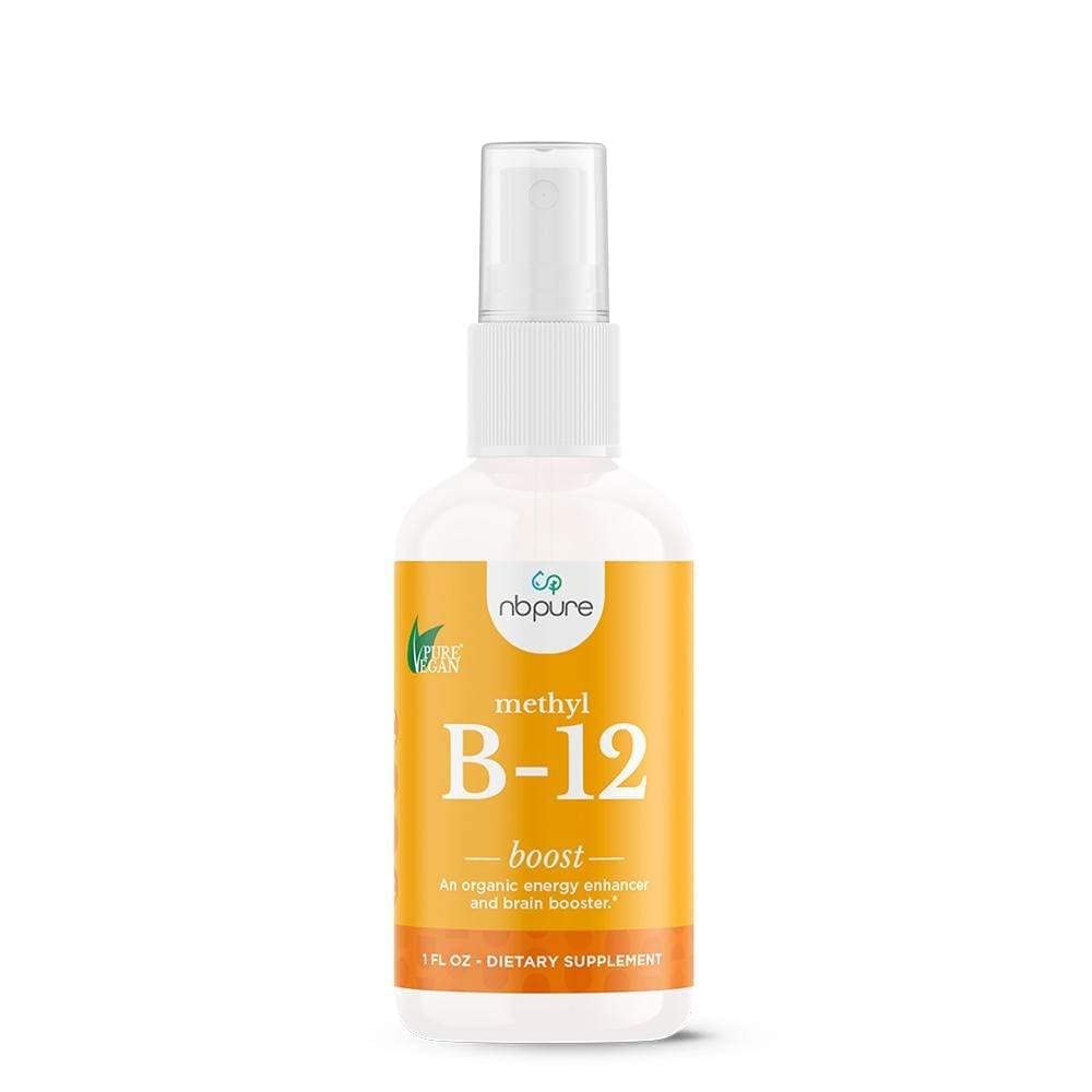 nbpure Organik & Vegan Vitamin Me12 spreyi - Doğal Enerji, Kadın için Mood, Erkekler, Çocuklar - 500 Telefon Sıvı Mekeş