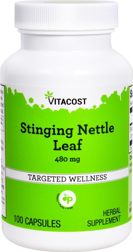 Vitacost Sting Nettle Leaf - 480 mg - 100 Capsules