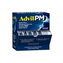 Advil PM Pain Reliever ve Nighttime Sleep Aid, Pain Medicine with Ibuprofen for Pain Relief and Diphenhydramine Citrate for a Sleep Aid - 50x2 Kaplamalı Caplets