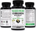 Sibirya Green Ashwagandha ile Altai Shilajit & Turmeric Ayurvedic Kompleksi 60 Capsules – Geleneksel Sibirya Formula Stresi Yardımı, Mood, Enerji Desteği, Immune System Recovery