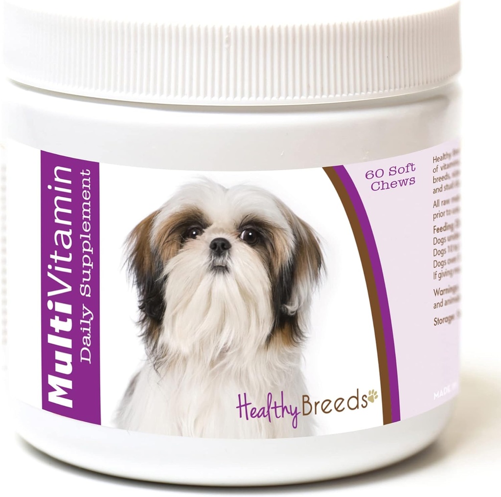 Sağlıklı Breeds Shih Tzu Multi-Vitamin Soft Chews 60 Kont