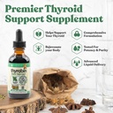 Thyrobin - Gelişmiş Tiroid Desteği Tamam - Daha İyi Aborpsiyon için Sıvı Teslimat - Iodine, Sting Nettle, Kelp, Astragalus, Ashwagandha & More!