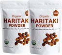 Οργανική σκόνη φρούτων Haritaki Harad Terminalia chebula Kadakapudi 16 Oz 453 GM 1 λίρα αερίου ανακούφιση υγιούς Bowel λειτουργία Ayurveda Superfood Resealable Pouch